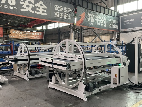 Gaya yang didorong oleh Kecekapan: Mesin perolehan tali pinggang: 180 ° membalikkan bahan, usaha manual sifar, produktiviti maksimum