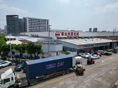 Satu bekas produk automatik kami dihantar ke AS hari ini!